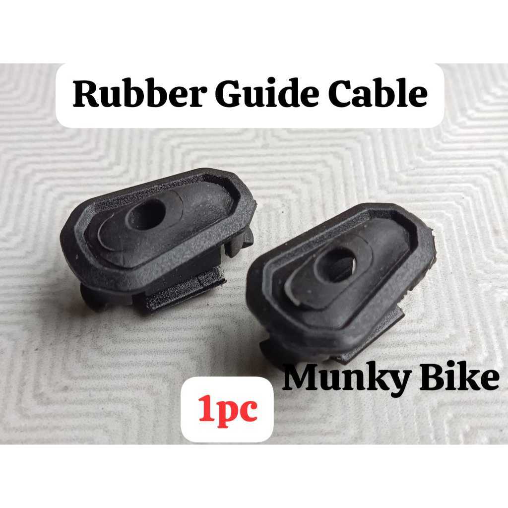Foto Rubber Plastic Jalur 1 Lubang Inner Cable Tutup Guide Karet Internal Kabel Frame Kabel Brake Shifter Rubber Inner Sepeda Marin