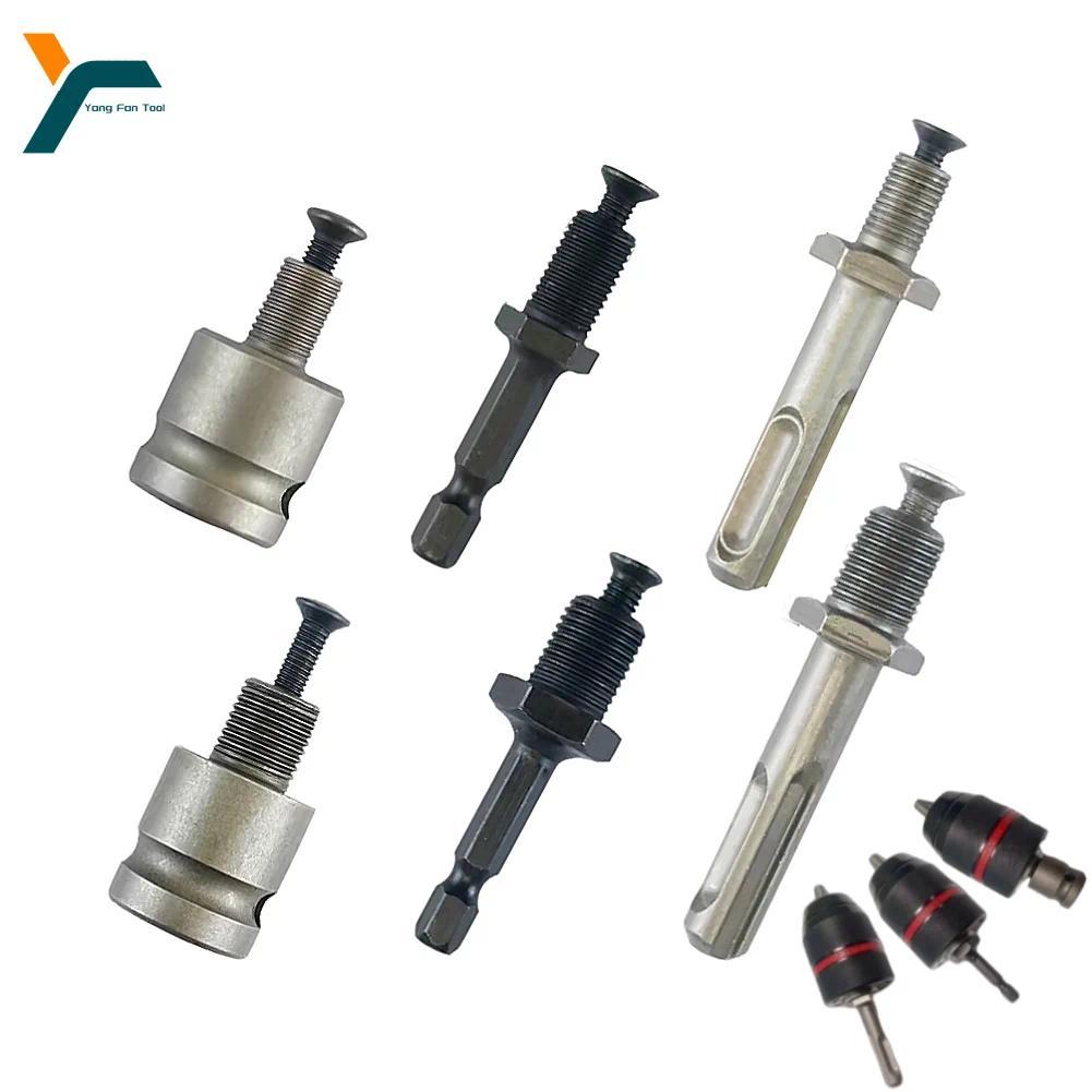 Drill uck Quick ange Adapter 1/2-20UNF 3/8-24UNF Thread Impact Wren Conversion SDS-Plus Hex Socket S