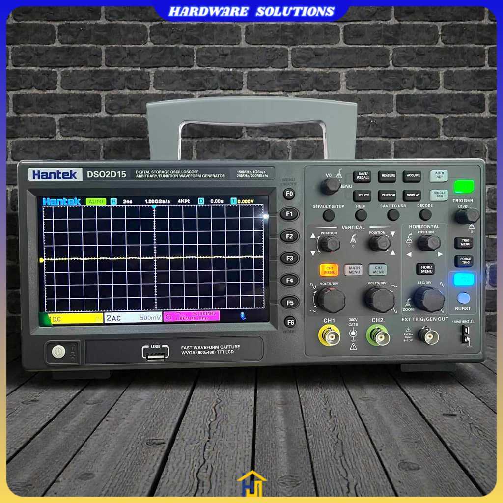 Digital Storage Oscilloscope Signal Generator with P4100 Probe - DS02D15