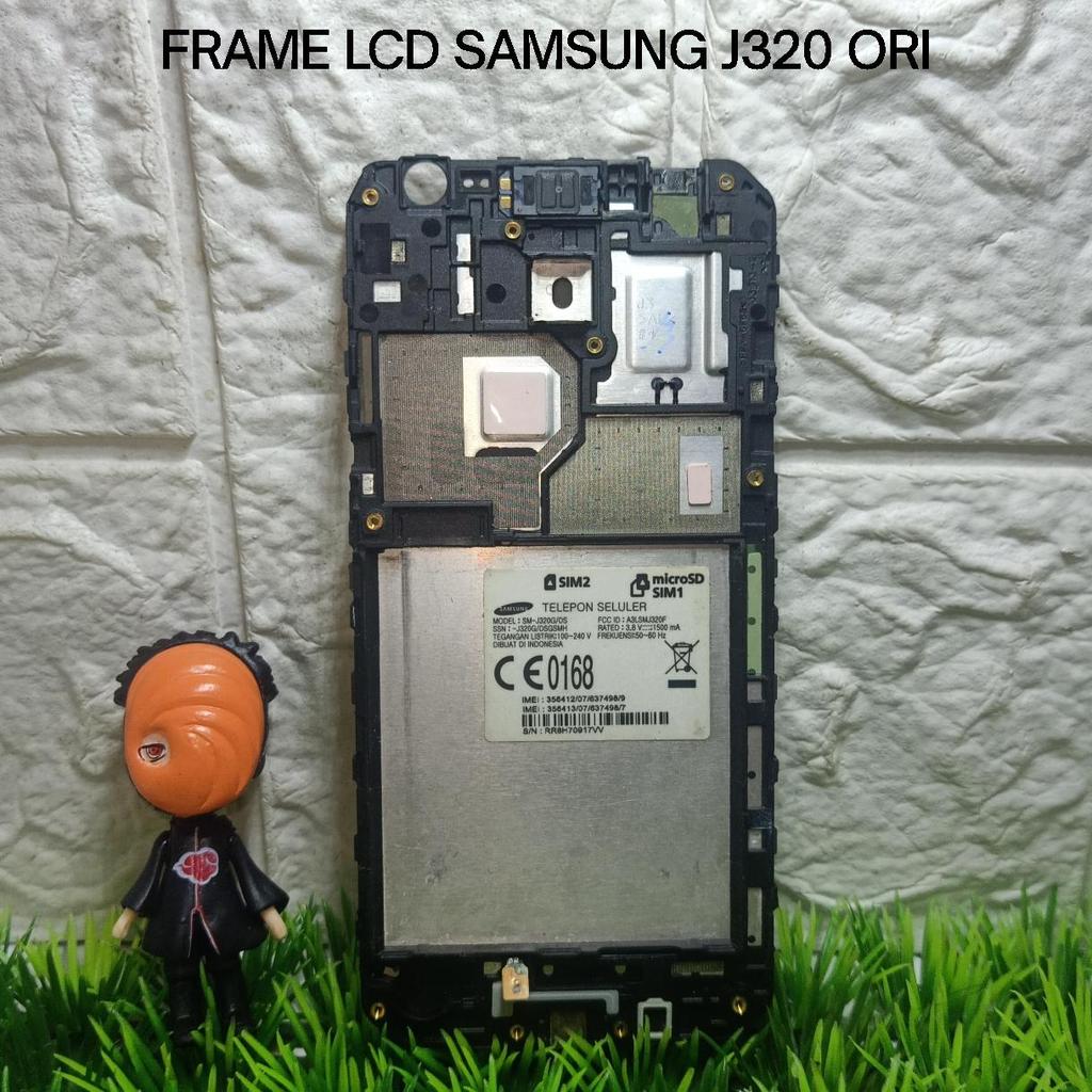 Tulang Frame LCD Samsung J3 2016 J320 Ori Copotan