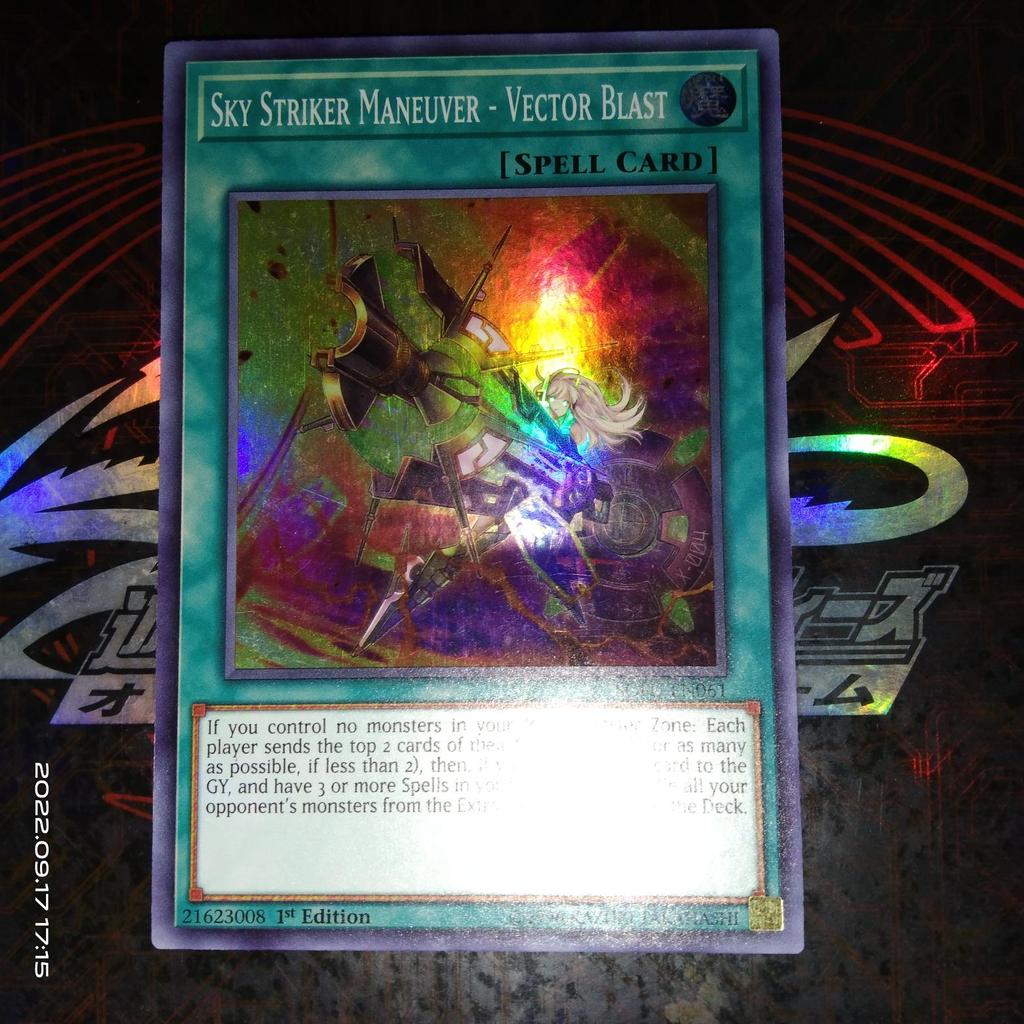 Yugioh Sky Striker Maneuver - Vector blast ~ Super Rare
