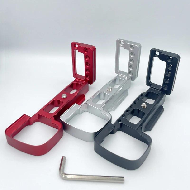 For Sony A6100 A6300 A6400 Quick Release Plate Hot Shoe Porous L Bracket Hand Grip
