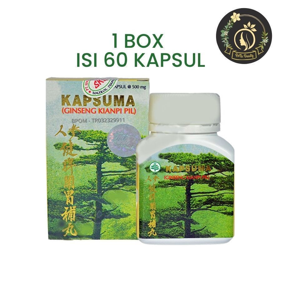 AQILA STORE  PALING TERLARIS Kapsul Kapsuma Gingseng Hijau - Penambah Nafsu Makan