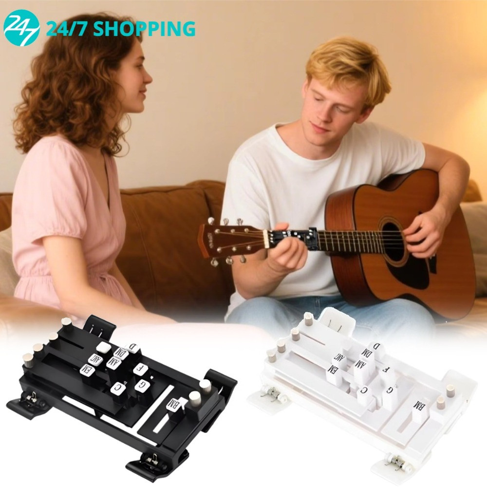 Tombol Chord Latihan Gitar 16 Akor Alat Bantu Belajar Gitar Anti Sakit Gitar Chord Presser/Tombol Ch