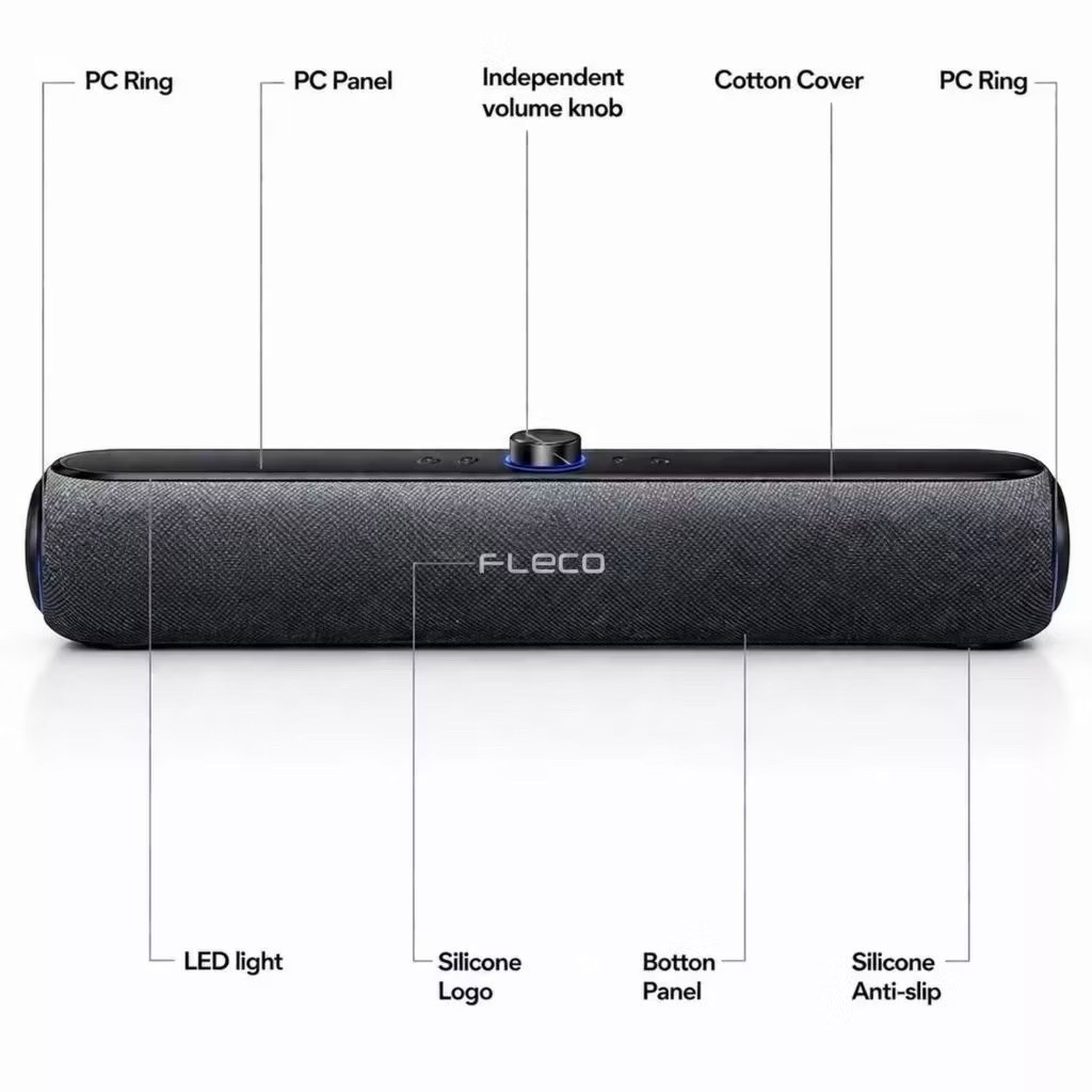 BISA COD BISA COD  Speaker Bluetooth Full Bass TV, Laptop, Komputer, HP SOUNDBAR FLECO F-410PG Speak