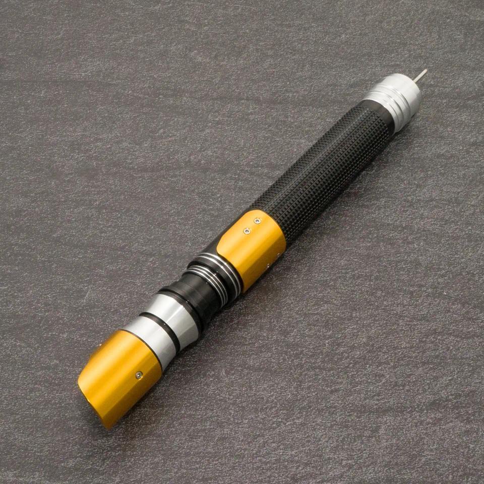 Lightsabers Metal Handle Double button With Hitting Sound Effect FX Duel Lightsaber Metal Aluminum H