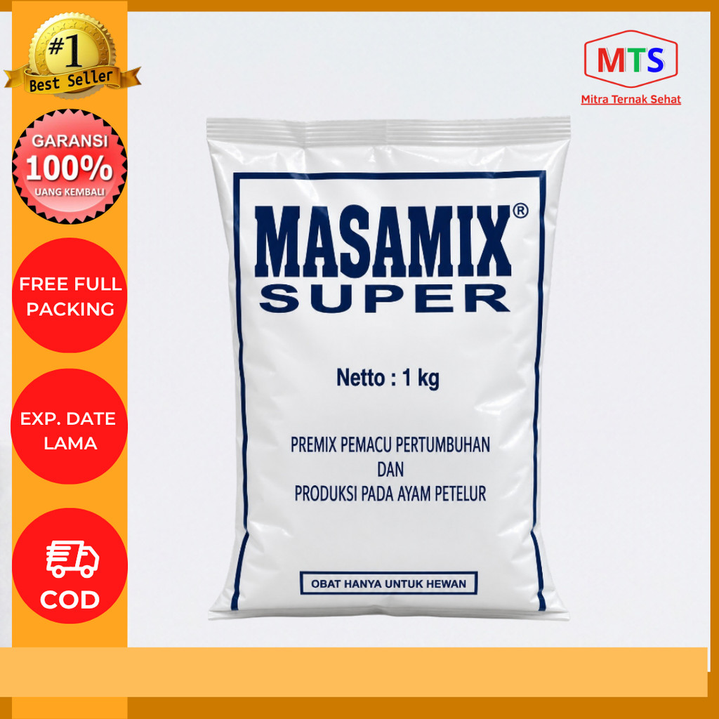 MASAMIX SUPER 1KG Premix ayam Petelur vitamin pemacu produksi telur