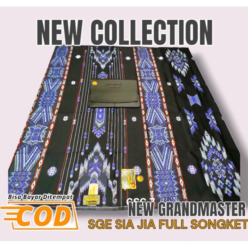 Sarung Wadimor Grandmaster Motif Full Songket Timbul Original Terbaru