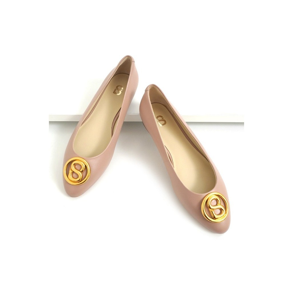 Buttonscarves Elan Shoes - Nude