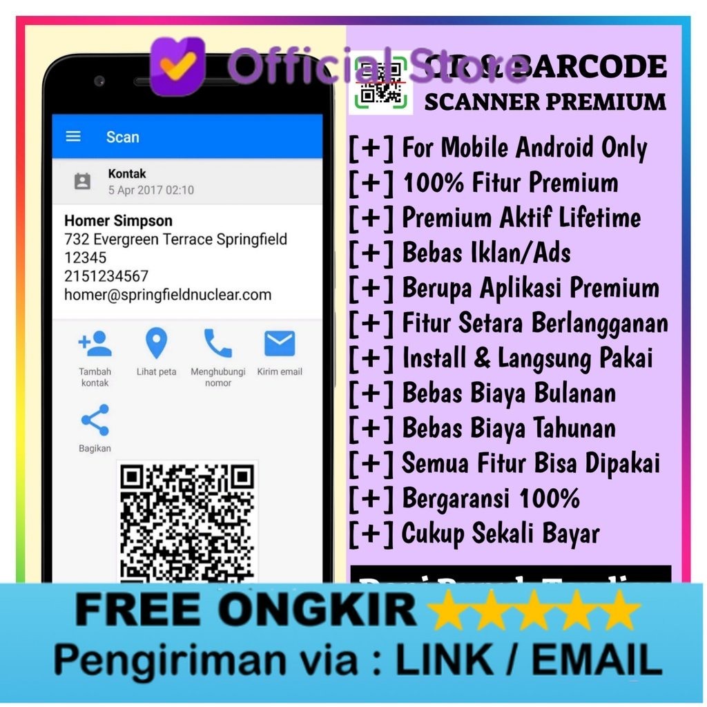 QR & Barcode Scanner Premium Android UNISTORE88