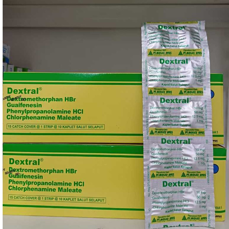 Obat Batuk Dan Flu Dextral 1 Strip 10tablet./FF