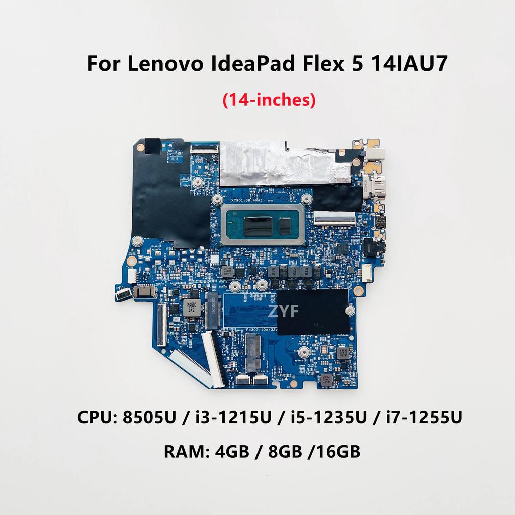 213062-1 213062-1N For Lenovo IdeaPad Flex 5 14IAU7 Laptop Motherboard With 8505U I3-1215U I5-1235U 