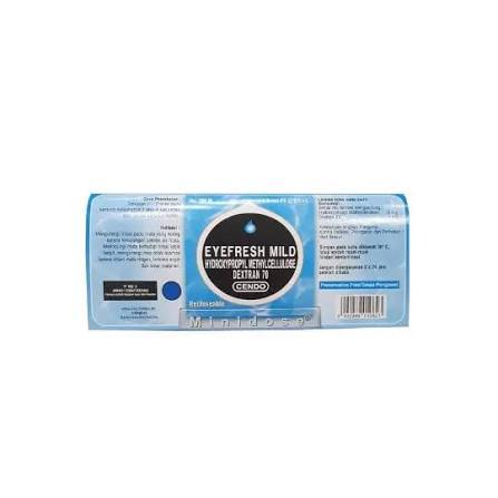 Cendo Eyefresh Eye Mild Mini Dose 0.6 ml Obat Tetes Mata Iritasi Ringan( isi 5 Botol)