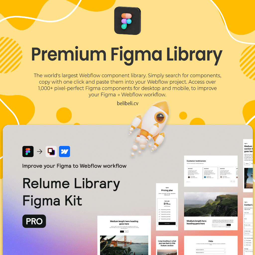Relume Library Figma Kit PRO