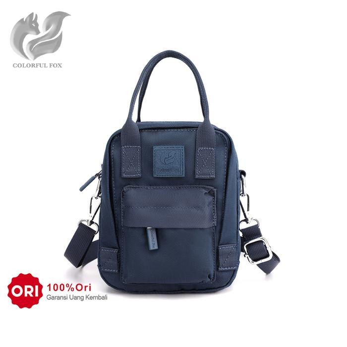 Tas Selempang Wanita Anti Air COLORFUL FOX 0417 - Navy Blue