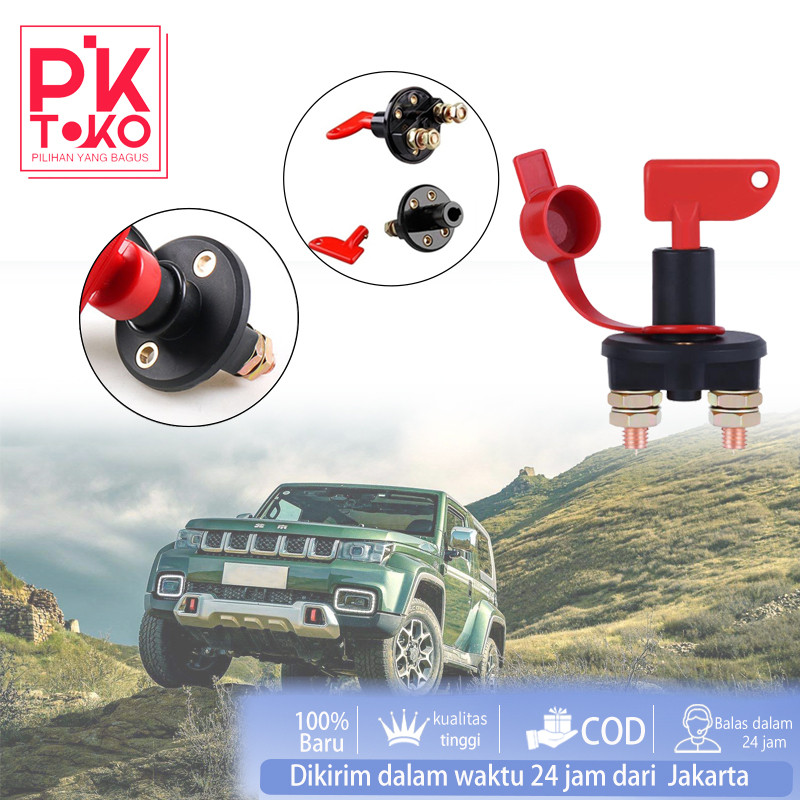Saklar Aki Mobil Saklar Switch Aki Mobil Engine Battery Cut Off Main Switch Aki Mobil, Truk, Perahu 