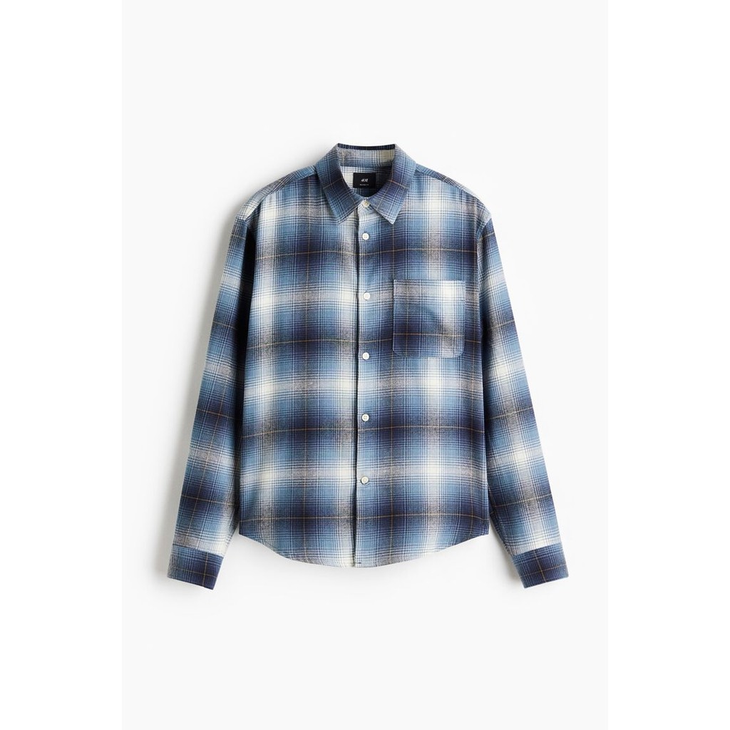 H&M Pria Kemeja Flanel Longgar 1296170