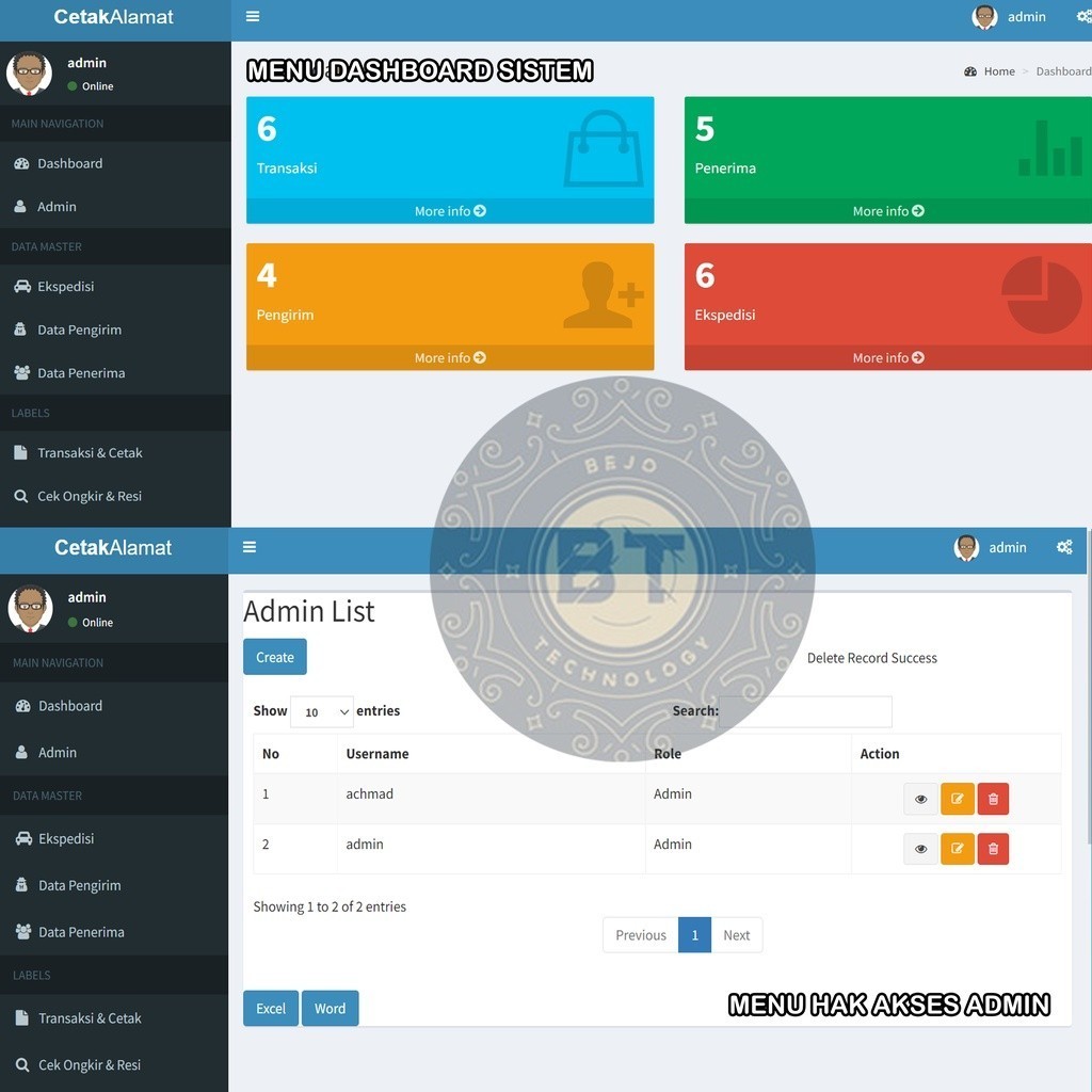 APLIKASI WEB SOURCE CODE CETAK ALAMAT TOKO ONLINE GARANSI SEUMUR HIDUP FULL SUPPORT