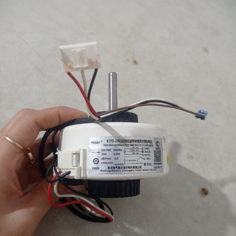 DINAMO MOTOR FAN AC HAIER AQUA 20W ORIGINAL