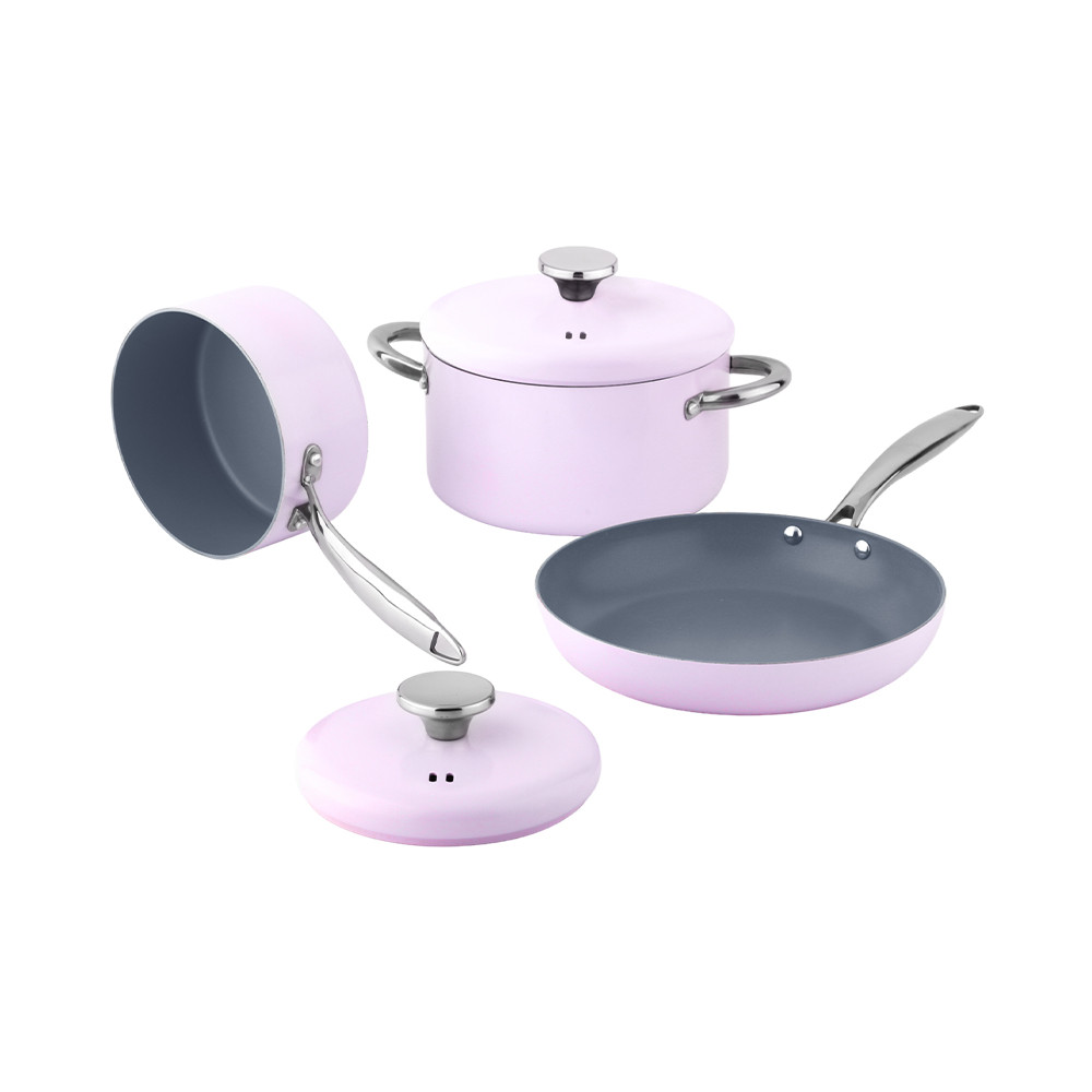Informa Cooking Color Set 5 Pcs Lyla Perlengkapan Masak - Ungu Cookware Set Casserole Saucepan Panci