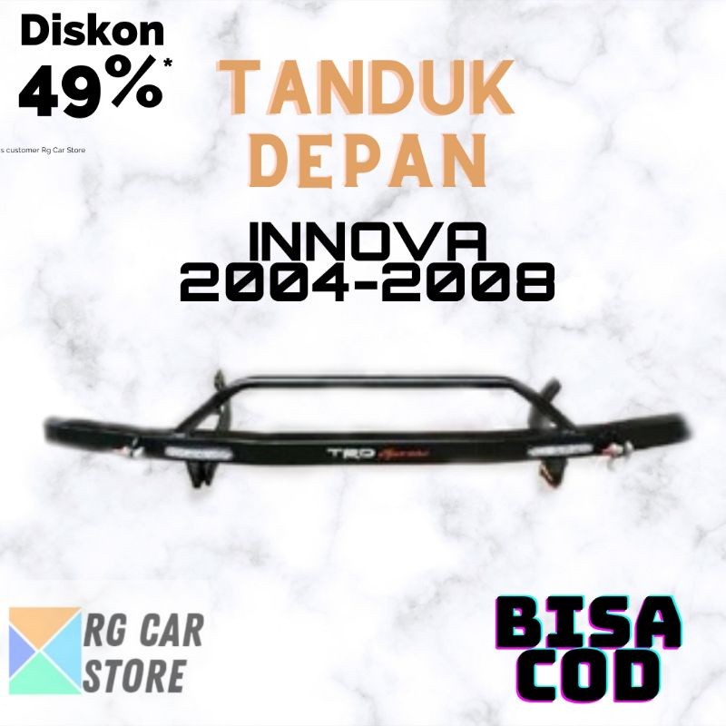 TANDUK DEPAN INNOVA 2004-2008/BESI PELINDUNG BUMPER DEPAN INNOVA LAMACOD