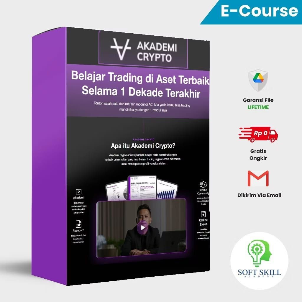 MODUL AKADEMI CRYPTO UPDATE 2024 + BONUS AKADEMI CRYPTO 5 IN 1