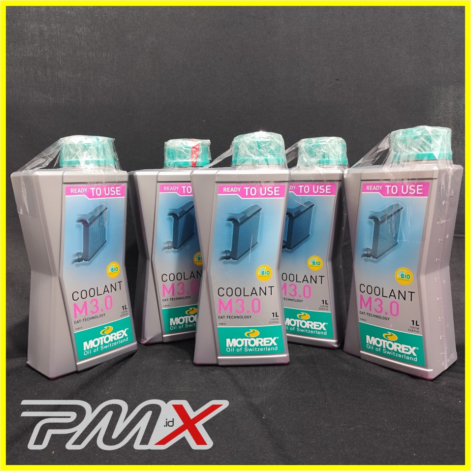 Coolant Motor Motorex M3.0 1 Liter - Cairan Radiator Anti Karat Siap Pakai | Radiator Balap Original