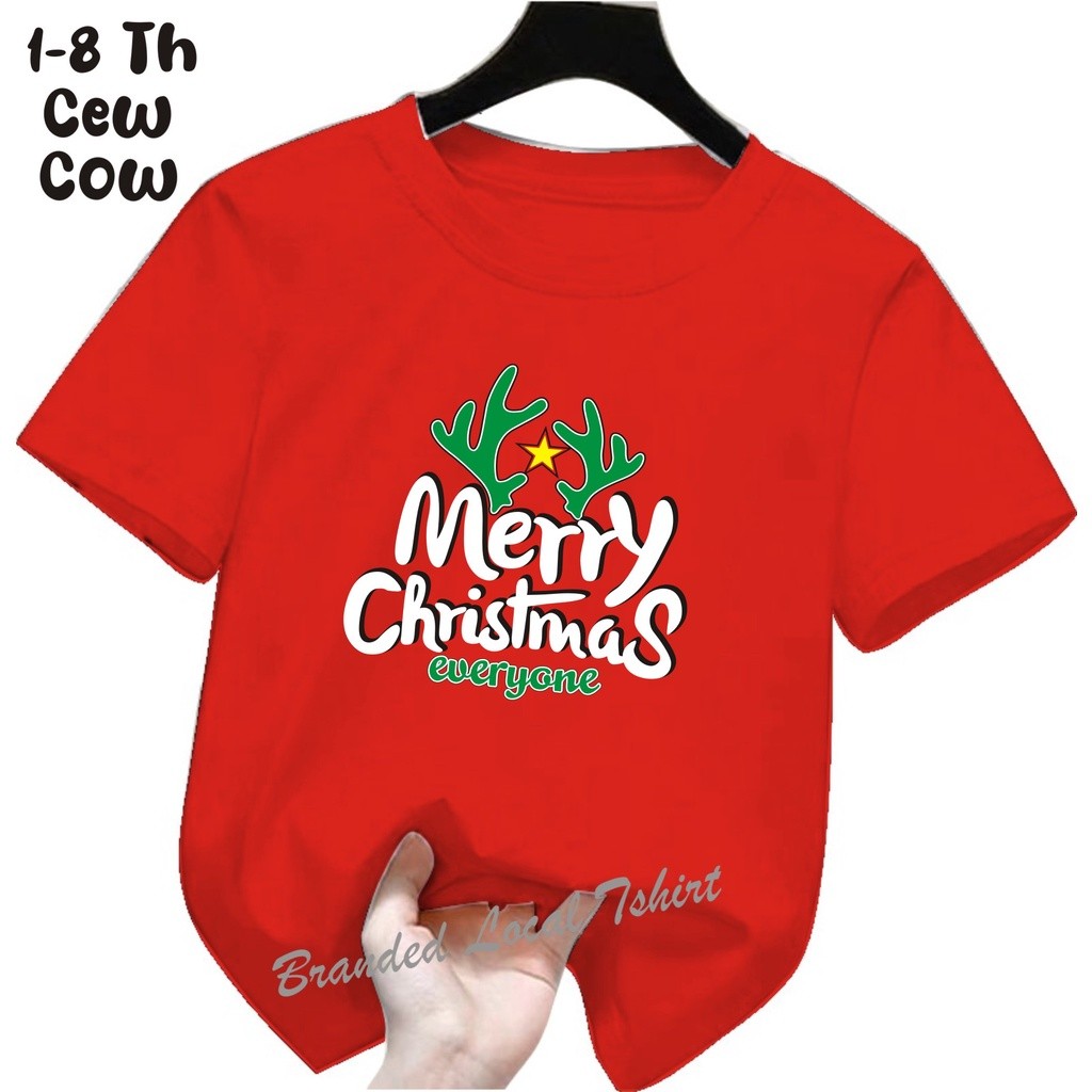 Ind Promo Kaos Natal Everyone Hijau Anak Anak  Murah Jual kaos natal Harga  &  2025 Kaos Anak Anak N