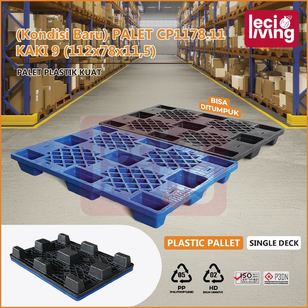 (Kondisi Baru) PALET CP1178.11 KAKI 9 (112x78x11,5) - Dipan Tempat Tidur / Alas Tatakan Kasur / Pall