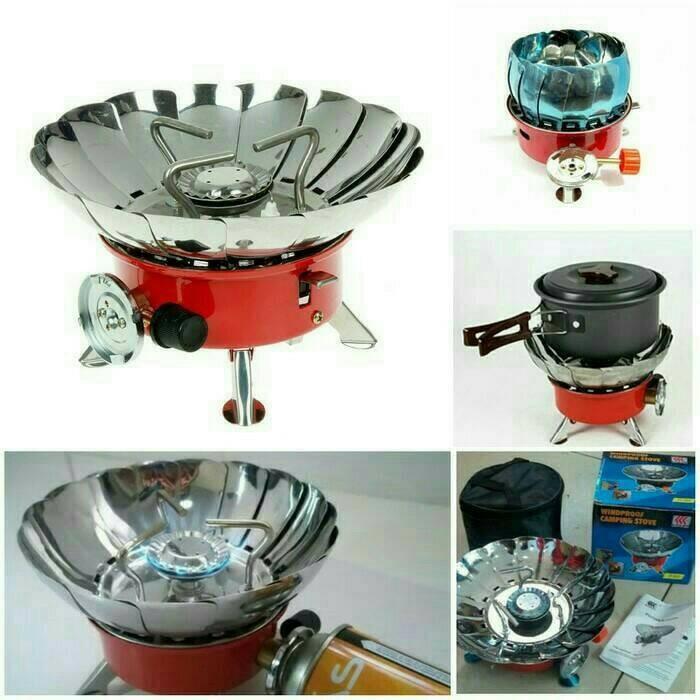 (Bagus Sport) Kompor Camping Gas Kovar Portable Mini Model Bunga - KomporBunga