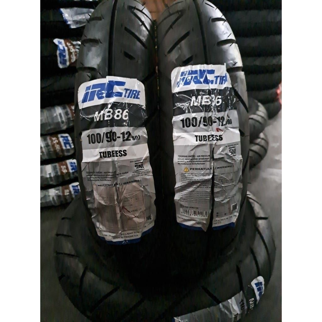 Ban IRC 100/90-12  Tubeless Ban Depan Freego / Scoopy Ring 12