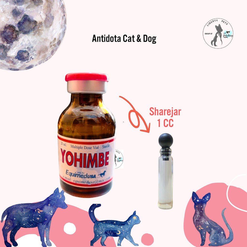 YOHIMBE Share Jar 1 CC (ECER) Antidota Kucing Anjing