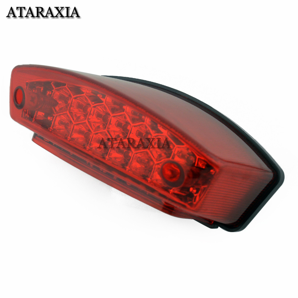 21 LED Universal Motorcycle Brake Light License Plate Rear Stop Incator For Ducati Monster 400 620 6