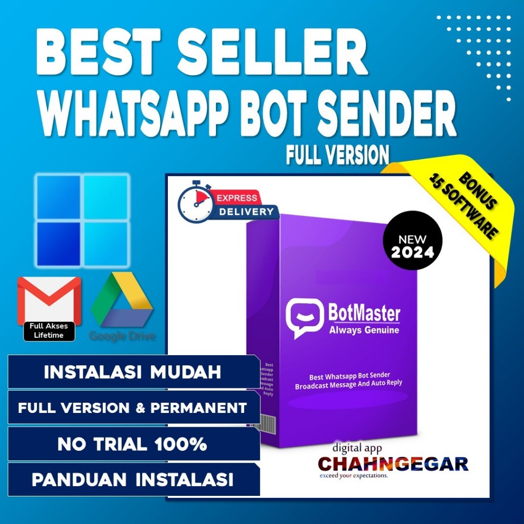 BotMaster 2024 Unlimited Device Software WA Sender WA Marekting Tools Bulk WA Sender Blaster Pro