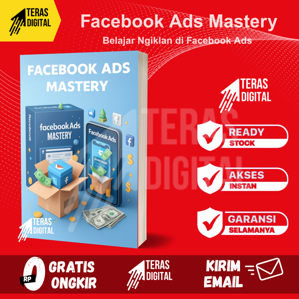 E-Course FB Ads Mastery - Belajar Ngiklan Di FB ADS dari Dasar Sampai Mahir