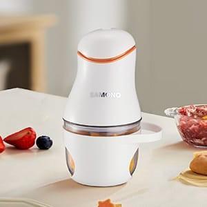 Otomartt SAMONO Mini Food Processor Chopper 300 ml SW099 SW-099 - SW-099S Putih