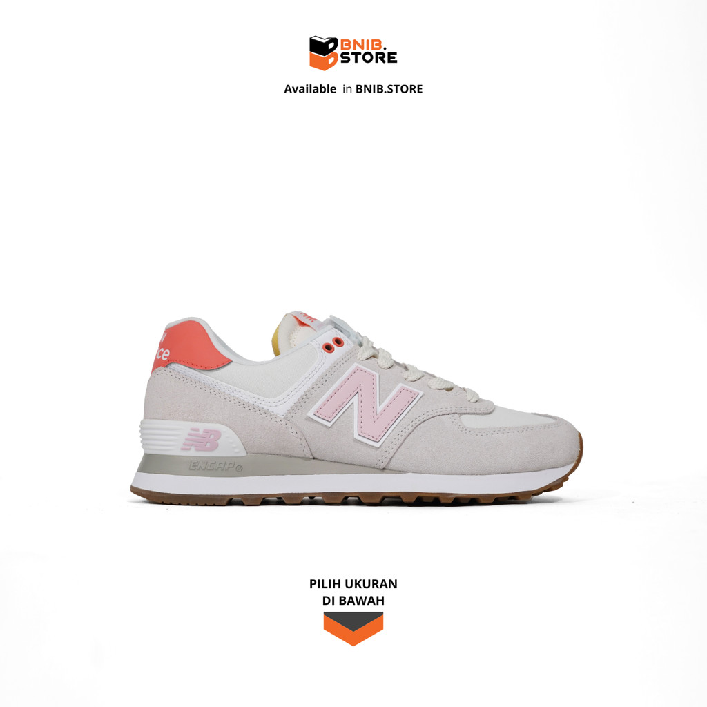 Sepatu Sneakers Wanita NB 574 Reflection Rose Sugar [WL574IPK] Original