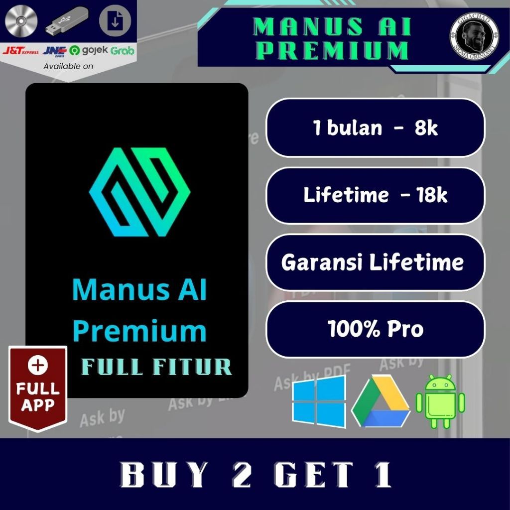 SSS - Manus AI Premium murah termurah akun sendiri bergaransi for android private akun sendiri