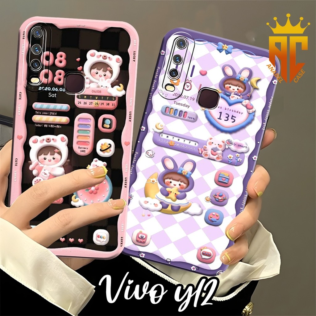 SOFTCASE VIVO Y12 Y12I Y15 Y17 Y19 Y30 Y30I Y50 Fashion Case Motif Roro Jump Cute - Case Vivo - Case