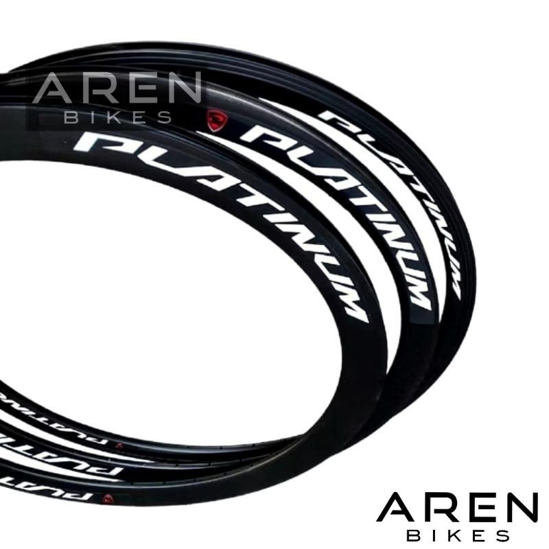 SIMZET_SHOP VELG SEPEDA 700C 700 PLATINUM 3CM 4CM 5CM 5.5 CM LUBANG 36 HOLE 36H RIM RIMS ALLOY DOUBL