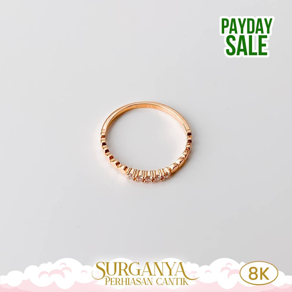 Macan Gold Cincin Emas Kadar 8K Cincin Model Simpel