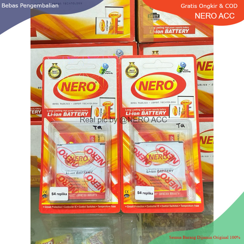 Baterai Samsung S4 Replika NERO 4200mah Best Quality