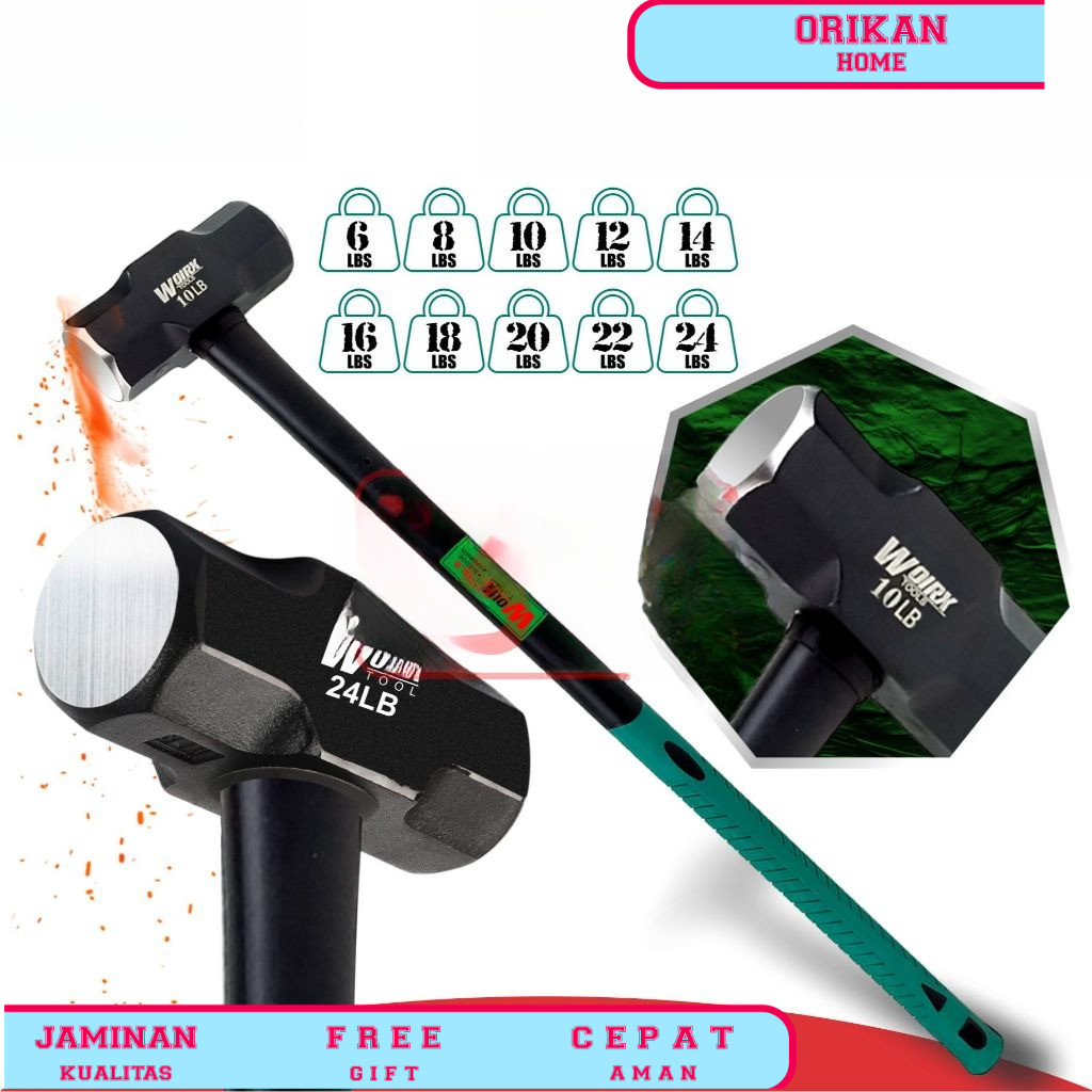 Palu Bogem Palu Batu Panjang 6LB 8LB 10LB
