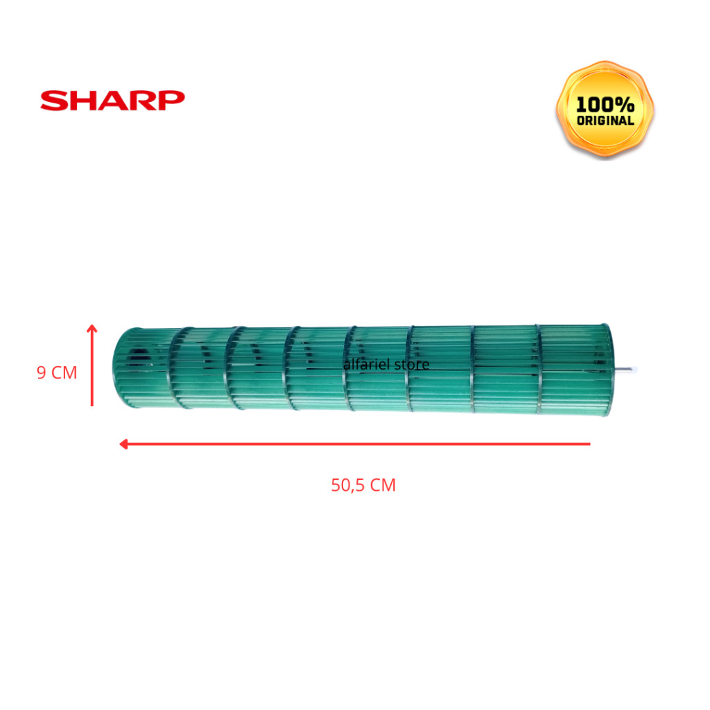 Fan Blower Kipas Ac SHARP 1/2Pk - 1Pk 9JQ10352067 AH-A5UCY AH-A7UCY AH-A9UCY