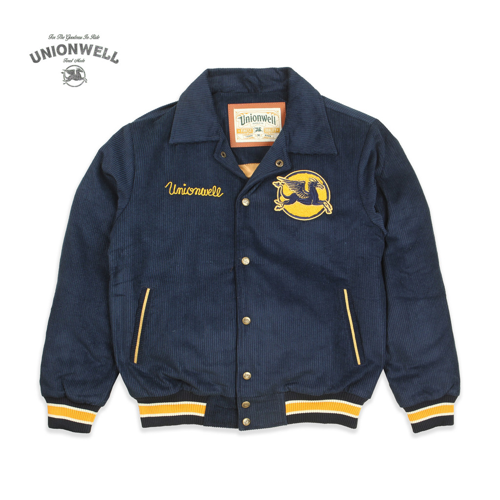 Unionwell Varsity Jacket Roundlogo Navy