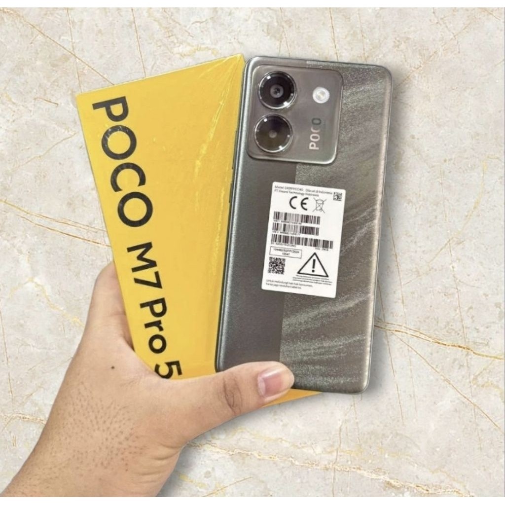 poco m7 pro versi ram 8 256gb 5g lte hp second lengkap original ya