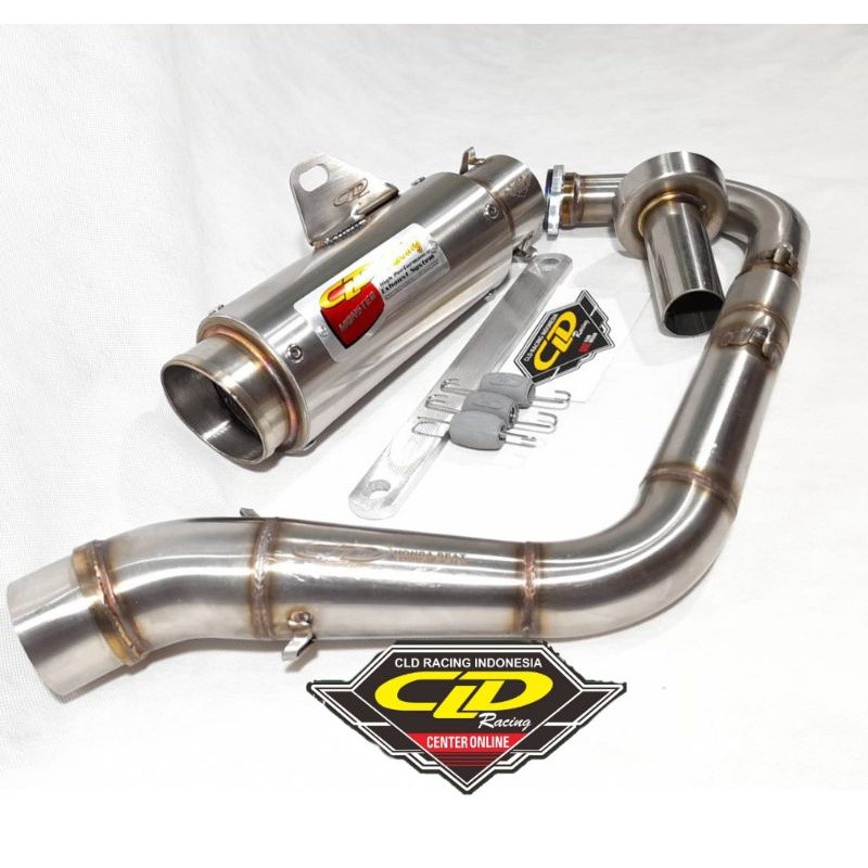 KNALPOT CLD RACING BEAT KARBU BEAT FI TYPE MONSTER RACE