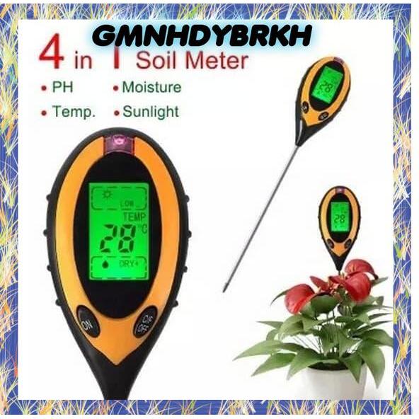 Digital PH Meter 4 in 1 Tanah soil test