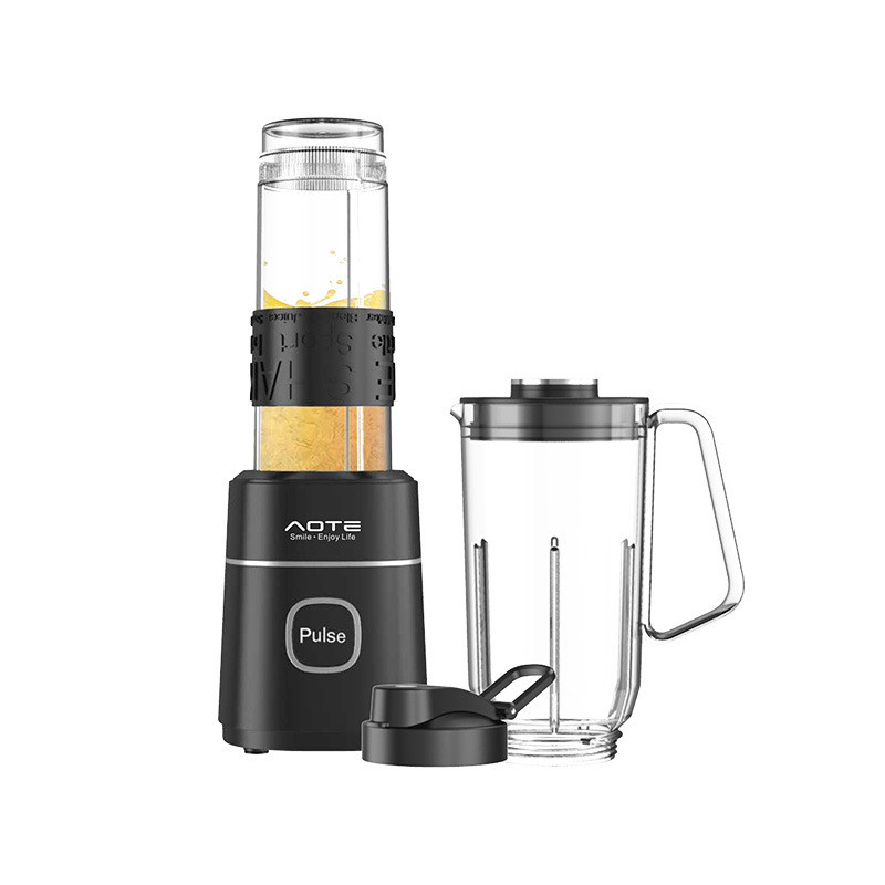 Double Cup Juicer Portable Electric Juicer Cup with Lid Cup Blender Juicer for Milkshakes and Smooth