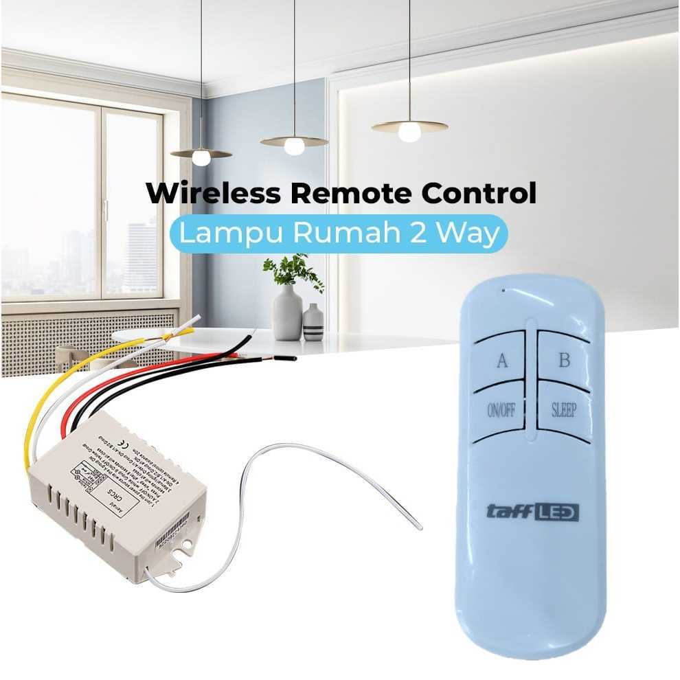 Saklar Wireless Remote Control Lampu Rumah 2 Way